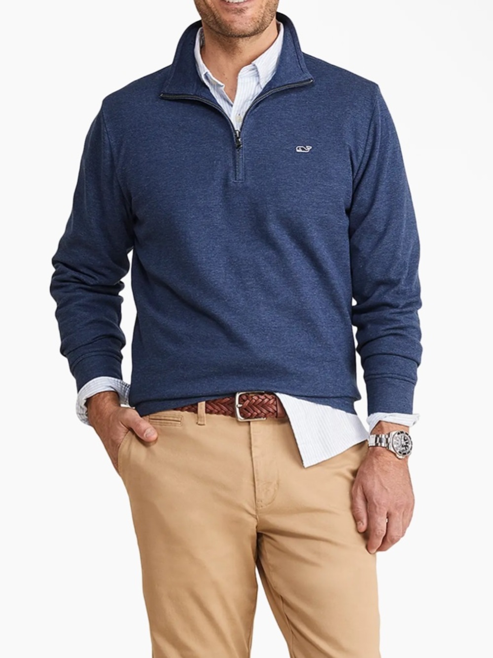 Vineyard Vines Navy Half-Zip Pullover!! XL